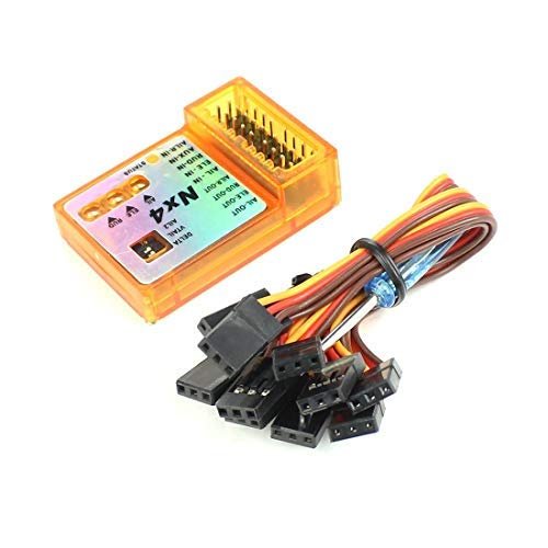 FEICHAO NX4 PRO Flight Controller 3D Flight Gyroscope Balance for Fixed-Wing Aircraft Support Rate/Hold/Gyro Off Mode