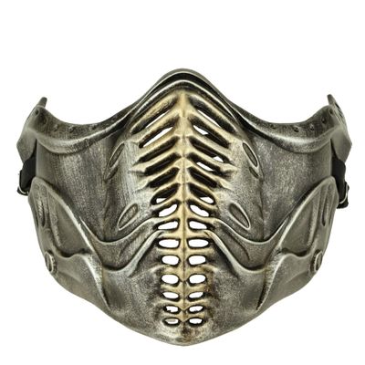 CrazyCatCos MK Game Mask, Jade/Sub-Zero/Kabal/Saibot/Scorpion/Smoke Resin Mask For Halloween Costume Accessory (saibot 11)