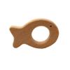 12pcs Lovely Cartoon Wood Elephant Montessori Toy Pendant Pure Natural Animal Shape Beech Wooden Handmade Cut Pattern DIY Beading Necklace Pendant (Cactus 10pcs) view 3