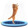 Splash Sprinkler Pad for Dogs Kids,59 Thicken Dog Pool with Sprinkler,Pet Outdoor Play Water Mat Toys for Dogs Cats and Kiddie view 1