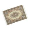1/12 Scale Beige Woven Rug Floor Carpet Dolls House Furniture Miniatures view 1