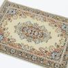 1/12 Scale Beige Woven Rug Floor Carpet Dolls House Furniture Miniatures view 4