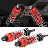 Metal Oil-Filled Shock Absorbers for 1/14 RC Cars, Adjustable Suspension for WLtoys 144001 and Similar Models, for Racing and Drifting (Red/Blue) view 4