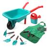 CUTE STONE Kids Gardening Tool Set, Garden Toys with Wheelbarrow, Watering Can, Gardening Gloves, Hand Rake, Shovel, Trowel, Double Hoe, Apron with Pockets, Outdoor Indoor Toys Gift for Boys Girls view 1