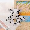 Apricot Lamb Baby Cow Calf Soft Rattle Toy, Plush Stuffed Animal for Newborn Soft Over 0 Months (cow, 6 Inches) view 3