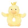 Apricot Lamb Baby Duck Soft Rattle Toy, Plush Stuffed Animal for Newborn Soft Over 0 Months (Duck, 6 Inches) view 1