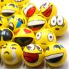 FIVOENDAR Set of 12 - Fun Face Stress Balls Cute Hand Wrist Stress Reliefs Squeeze Balls for Kids and Adults at School or Office Party Favors (Yellow Color Random Faces) (Latest) view 2
