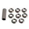 8pcs Switch Nut w/Wrench Replacement for FUTABA JR/Frsky Transmitter N10268 (Titanium) view 1