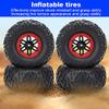 1/10 RC Tires, 2.2 Inch Inflatable Tire Upgrade Spares RC Truck Tires for 1/10 RC 4WD Car Model 1/8 Rc Drift Tires view 4