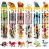 82 Piece Animal Toy, Assorted Mini Dinosaur Insect Ocean Sea Farm Jungle Animal Dog Figure, Realistic Vinyl Plastic Zoo Play Set, Small Toys for Sensory Bin Cupcake Topper Party Favors view 1