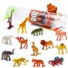 82 Piece Animal Toy, Assorted Mini Dinosaur Insect Ocean Sea Farm Jungle Animal Dog Figure, Realistic Vinyl Plastic Zoo Play Set, Small Toys for Sensory Bin Cupcake Topper Party Favors view 4