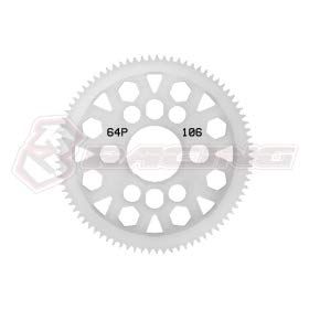 64 Pitch Spur Gear 106T Ver.2 / 3Racing / 3RAC-SG64106/V2