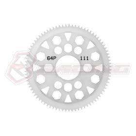 64 Pitch Spur Gear 111T Ver.2 / 3Racing / 3RAC-SG64111/V2