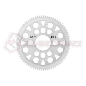 64 Pitch Spur Gear 107T Ver.2 / 3Racing / 3RAC-SG64107/V2