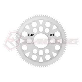 64 Pitch Spur Gear 103T Ver.2 / 3Racing / 3RAC-SG64103/V2