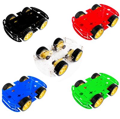 5 Colors (Choose one Color) 4WD Smart Robot Car Chassis Kits with Speed Encoder New