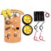 Transparent Motor Smart Robot Car Chassis Kit Speed Encoder Battery Box DIY view 1