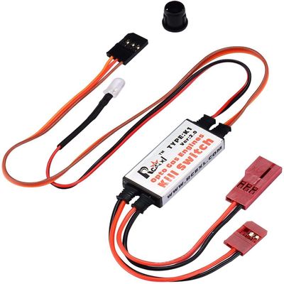 DLE Engine Kill Switch, RC Opto Kill Switch Compatible with Futaba Plug DLA DLE DA Ignition Cut Off- Safety 100% Surface Mount Technology