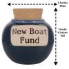 Cottage Creek Jars - New Boat Fund Ceramic Piggy Bank, Boat Accessories, Boating Gifts for Men, Dad, Boat Lovers view 4