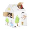Bankers Box at Play Large Color in Blank Playhouse, Cardboard Playhouse and Life Size Craft Activity for Kids and Families view 2