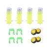 CHANCS DC Gear Motor 1:120 4pcs Double Shaft for Arduino Robot Remote Control Car Motor with Wheel DIY Smart Car Chassis Motor view 1