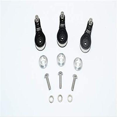 12Pc Set Upgrades Aluminum Servo Horn W. Built-in Spring (for Locking Diff) Traxxas 1/10 Trx4 Defender Trail Crawler/TRX 6 Mercedes-Benz (88096-4) Rc Cars by Gpm