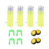 CHANCS DC Gear Motor 1:120 Magnetic Anti-Interference Chassis Motor 4pcs Single Shaft for Robot Remote Control Car Geared Motor with Wheel view 1