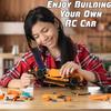 WISEPLAY STEAM Building Block RC Car Set 421 PCS - STEM Projects for Kids Ages 8-12 - Build Your Own RC Car view 3