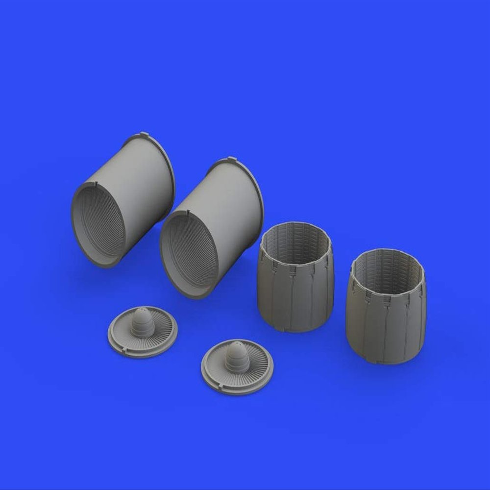 Eduard EDB648560 Brassin 1:48-F-14D Exhaust nozzles (Tamiya)