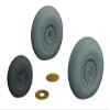 Eduard EDB672241 Brassin 1:72-B-26 Marauder Wheels view 1