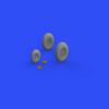 Eduard EDB672241 Brassin 1:72-B-26 Marauder Wheels view 4