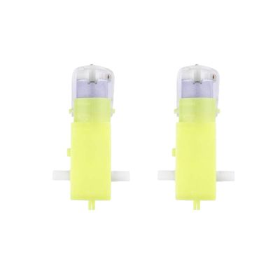 CHANCS DC Motor 1:120 Double Shaft 2pcs for Robot Remote DIY Smart Car Chassis Motor