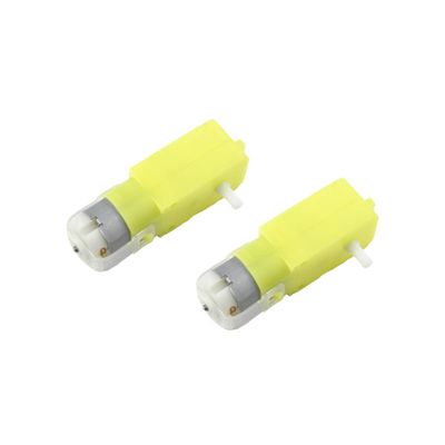 CHANCS Gear DC Motor 1:120 Magnetic Chassis Motor 2pcs Single Shaft for Robot Remote Control Car Geared Magnetic Gearbox Engine