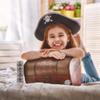 Large Metal Pirate Coins - 100 Silver Treasure Coin Set, Metal Replica Spanish Doubloons for Pirate Party Decorations & Favors, Tokens, Toys, Cosplay - Pirate Treasure Chest - Size: 1.06" view 4