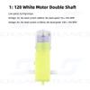CHANCS DC Gear Motor 3-6V 1:120 1pcs Double Shaft for DIY Smart Car Chassis Motor DC Motor Wheel Parts Kit view 2