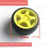 CHANCS DC Gear Motor 3-6V 1:120 1pcs Double Shaft for DIY Smart Car Chassis Motor DC Motor Wheel Parts Kit view 4