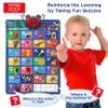 LEARNING BUGS Interactive ABC & 123s Talking Poster & Musical Wall Chart, Educational Toy for Toddlers view 4