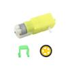 CHANCS Motor 1:120 DC Motor 3-6V Single Shaft Strong Magnetic Interference For Small Rubber Wheels for Robotic Vehicle DIY Beginners view 1