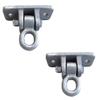 BuySwings Commercial Wood Beam Swing Hangers (2 Pack) with Axle Bolt, Connects to Swing Chain - USA Made view 1