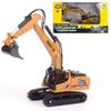 Gemini&Genius Tracked Excavator Toy for Kids, Heavy Duty Digger Construction Vehicle Toy with 360 Degrees Rotation 1:60 Scale Engineering Collectible Model Toy for Kids and Decoration for House view 1