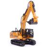 Gemini&Genius Tracked Excavator Toy for Kids, Heavy Duty Digger Construction Vehicle Toy with 360 Degrees Rotation 1:60 Scale Engineering Collectible Model Toy for Kids and Decoration for House view 2