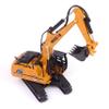 Gemini&Genius Tracked Excavator Toy for Kids, Heavy Duty Digger Construction Vehicle Toy with 360 Degrees Rotation 1:60 Scale Engineering Collectible Model Toy for Kids and Decoration for House view 4