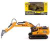 Gemini & Genius Drill Excavator Heavy Duty Construction Site Vehicle Toys 160 Scale Diecast Digger and Driller Engineering Dump Truck Collectible Alloy Model Toys for Kids and Decoration for House view 1