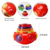 PROLOSO 12 Pack Led Spinning Tops Peg Top Light Up Music Spin Toys Glow in The Dark Party Supplies Gift Multicolored view 3