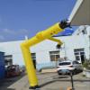 INTBUYING 20Ft Air Inflatable Tube Dancing Wind Dancer Dancing Sky Puppet Arm Flailing Tube Man Wacky Wavy for DIY Stand Out Advertising (Yellow) NOT Include The Blower view 4