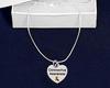 5 Pack | Virus COVID-19 Awareness Heart-Shaped Necklaces  Inexpensive COVID-19 Awareness Necklaces for Fundraising and Awareness view 3