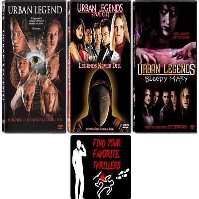 Urban Legends: Complete Movie Series DVD Collection with Bonus Art Card