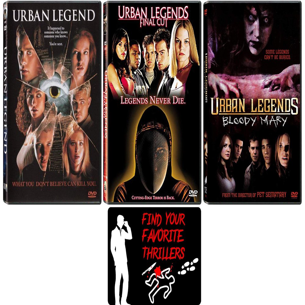 Urban Legends: Complete Movie Series DVD Collection with Bonus Art Card
