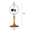 DORAMI Medium Orange Solar Power Radiometer Crookes Spinning Vanes Glass Windmill Gift Home Desk Decoration M view 2
