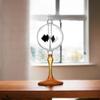 DORAMI Medium Orange Solar Power Radiometer Crookes Spinning Vanes Glass Windmill Gift Home Desk Decoration M view 4